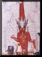 Picture of Newly built temple having Shri Padamprabh Bhagwan's idol as the moolnayak, restablished in VNS 2443 (VS 1974) by the honarary hands of Acharyadev Shri